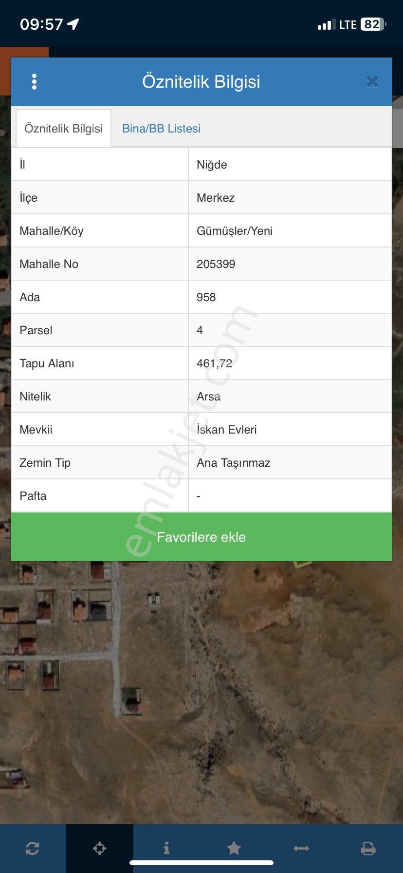 Salih Emlak’tan Gümüşler Yeni Mah.461 M2 İmarlı Parselli Arsa - Görsel 12