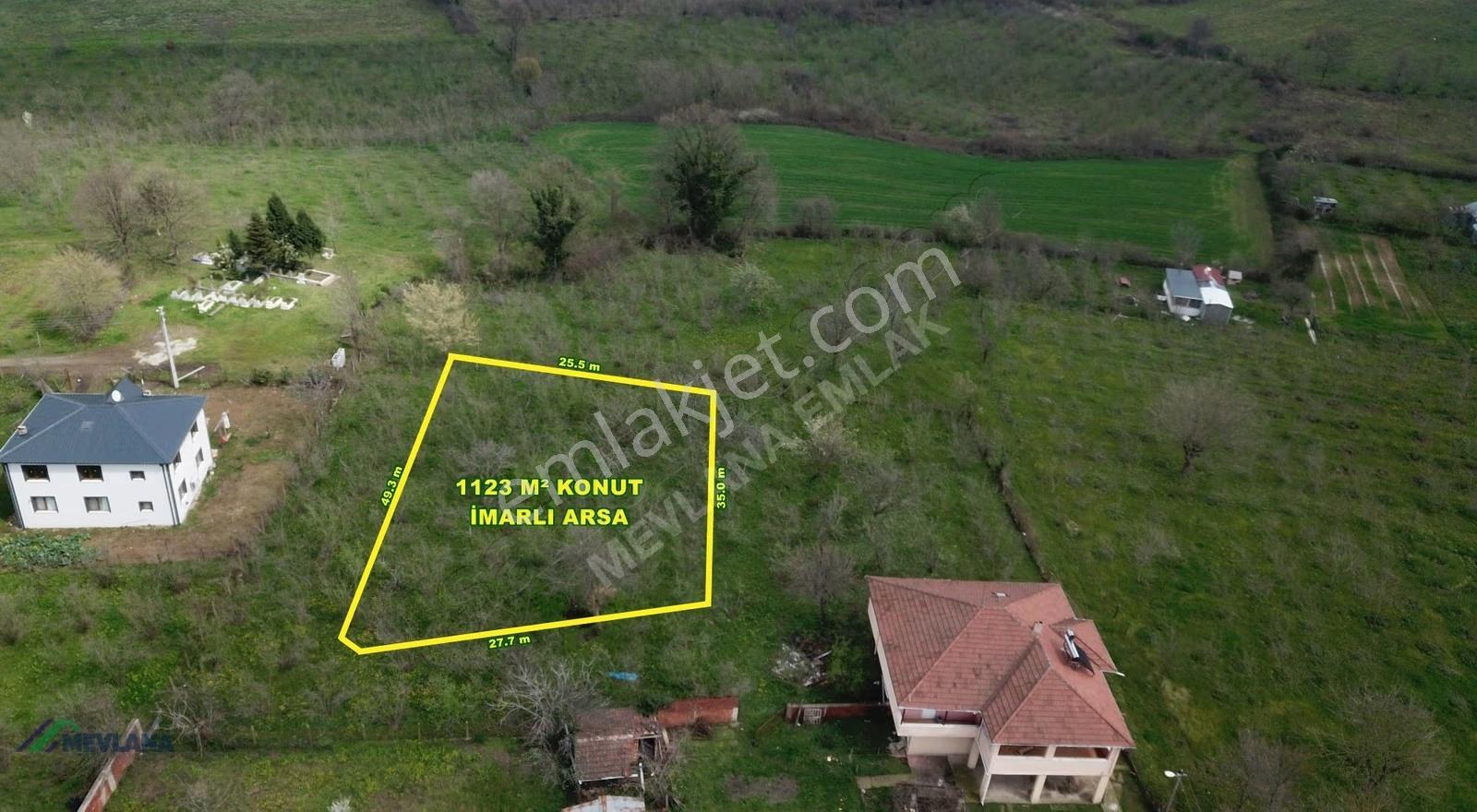 Mevlana Emlaktan Akyazı Kuzulukta 1123m² %40 İmarlı Satılık Arsa