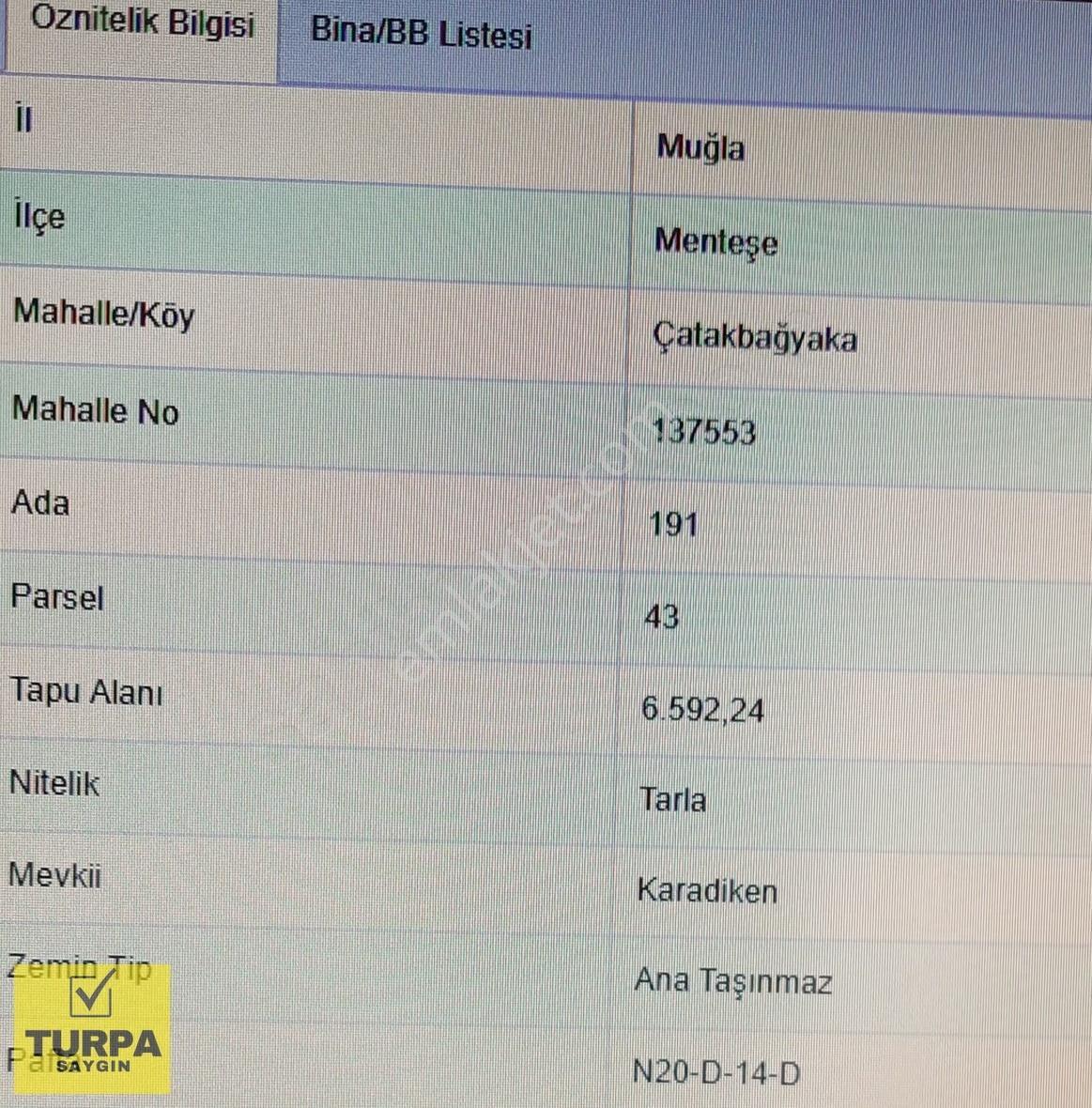 Muğla Menteşe Mevkinde Satılık Tarla - Görsel 3