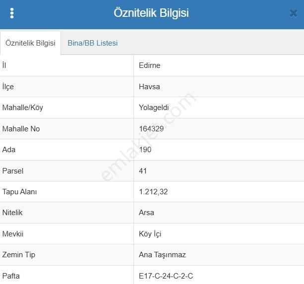 Edirne Havsa Yolageldide 1.212 M² Müstakil Tapulu Satılık Arsa - Görsel 6