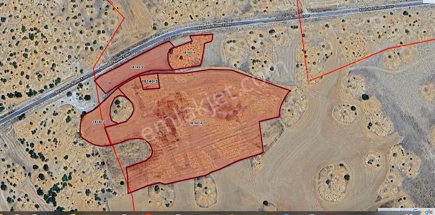 Eskiişehir /kozlubel 532m² Yatırımlık Tarla | Asfalt Yola Yakın