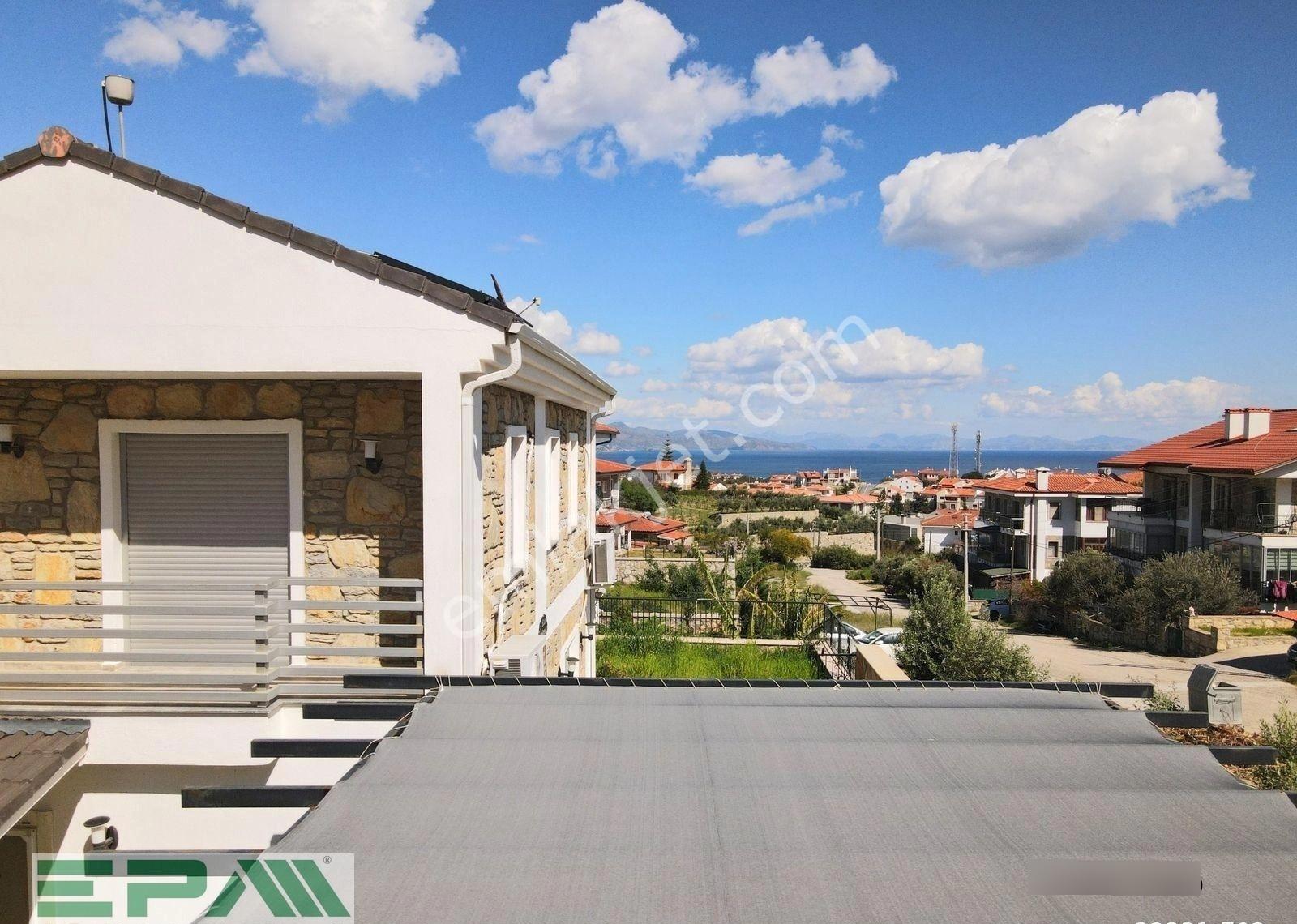 Epa Datça'dan Merkezde Deniz Manzaralı Müstakil Havuzlu Villa - Görsel 15