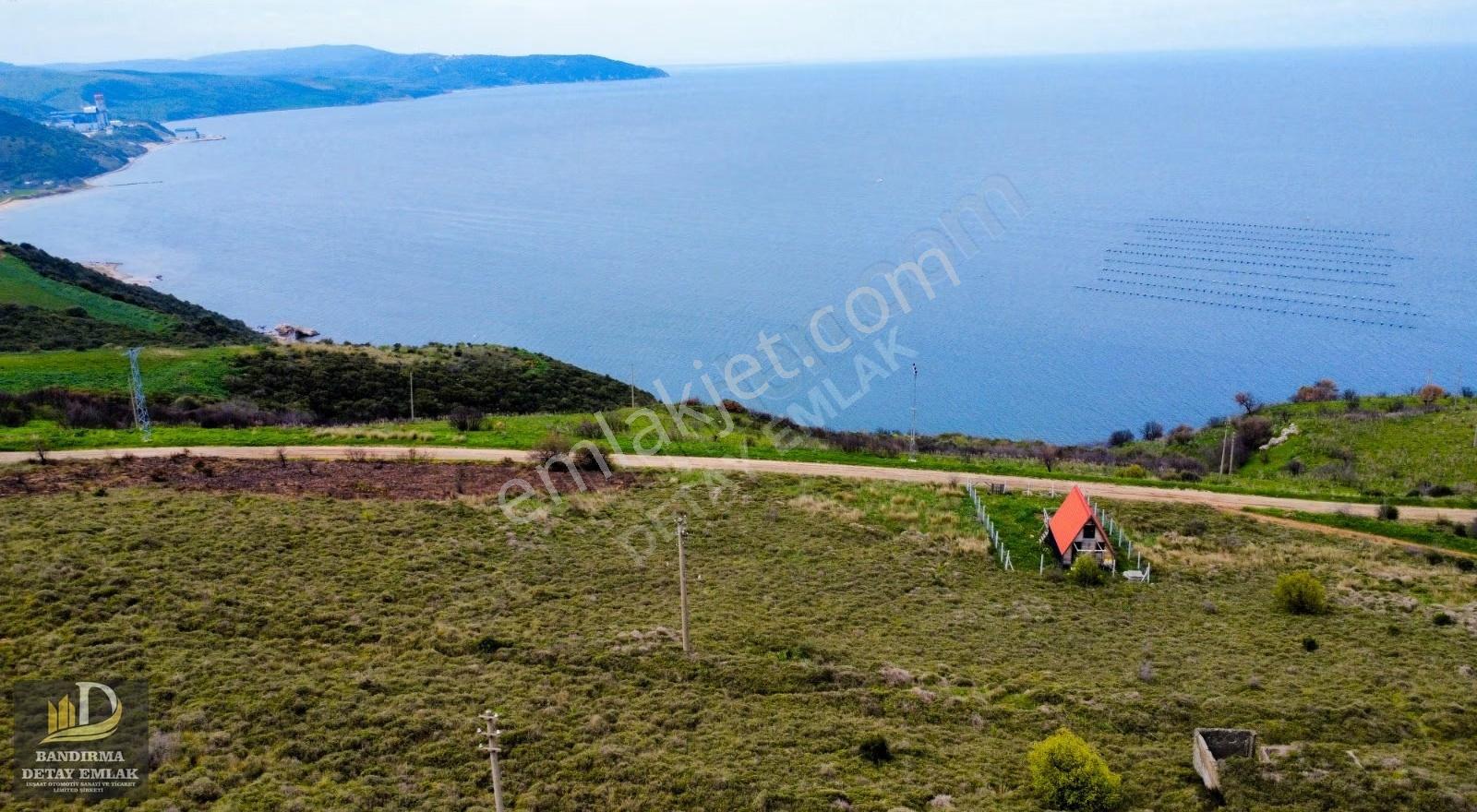 Bandırma Hıdırköy'de Full Deniz Manzaralı Satılık Arsa - Görsel 14