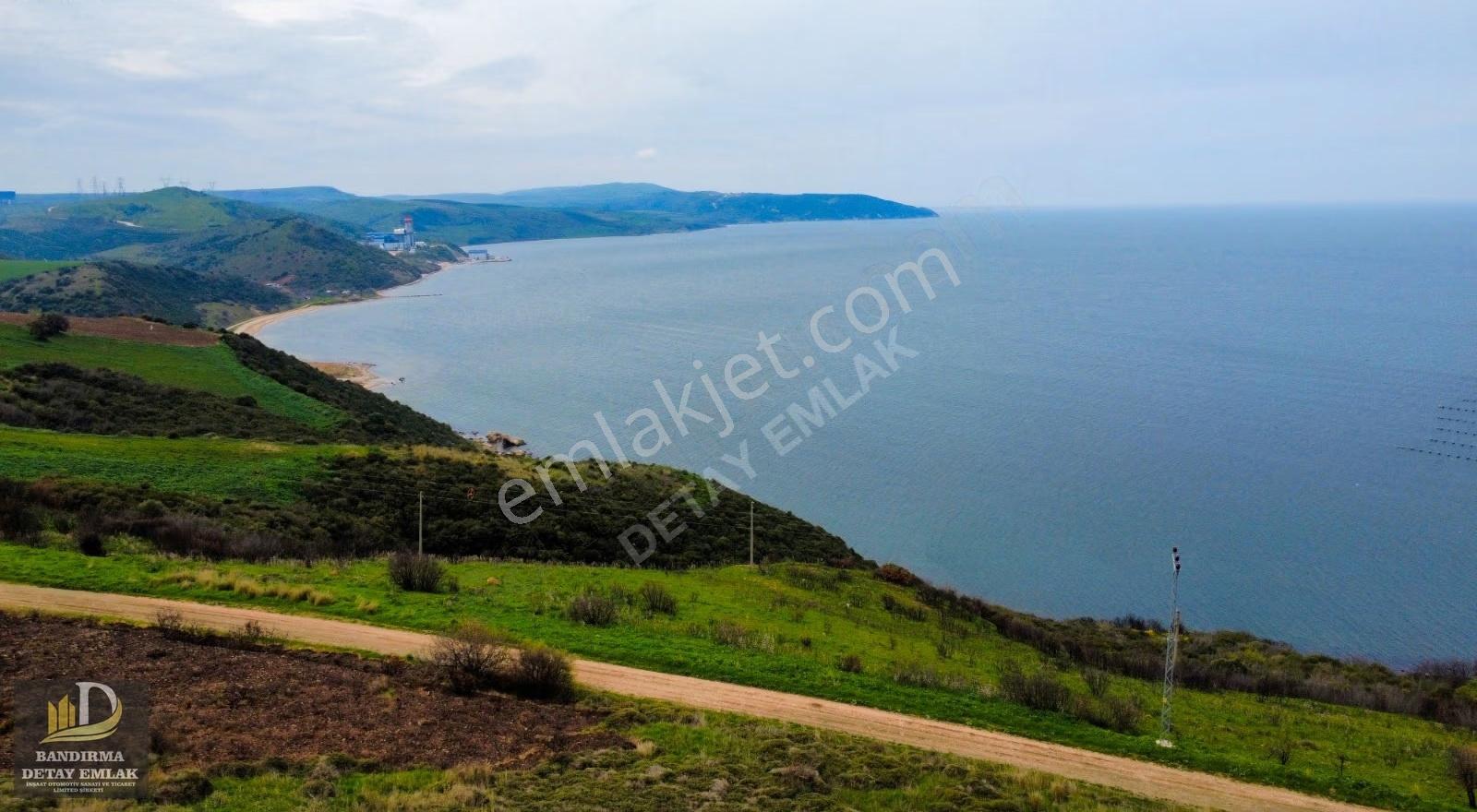 Bandırma Hıdırköy'de Full Deniz Manzaralı Satılık Arsa - Görsel 17
