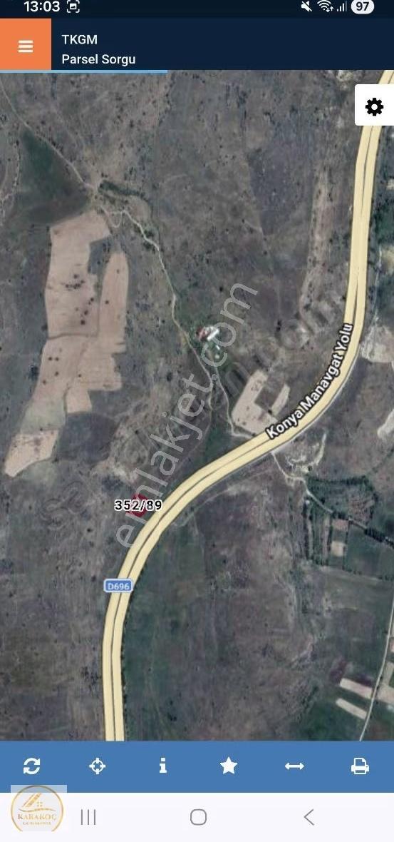 Meram İnlice Mahallesi Satılık Antalya Yoluna Cephe 916 M2 Bahçe - Görsel 5