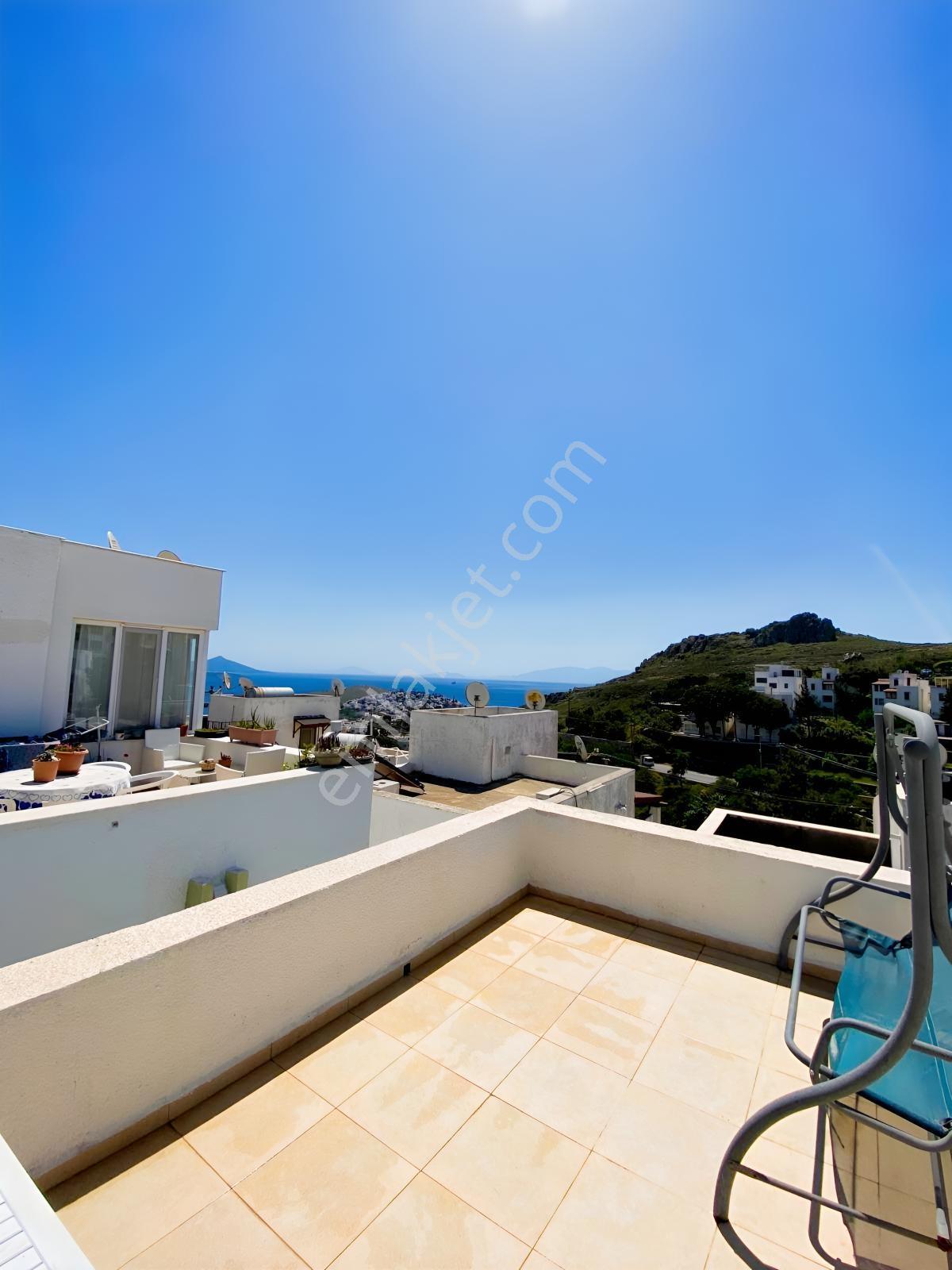 Bodrum Bankev Sitesi Deniz Manzaralı Kiralık 2+1 Üst Kat Daire - Görsel 15