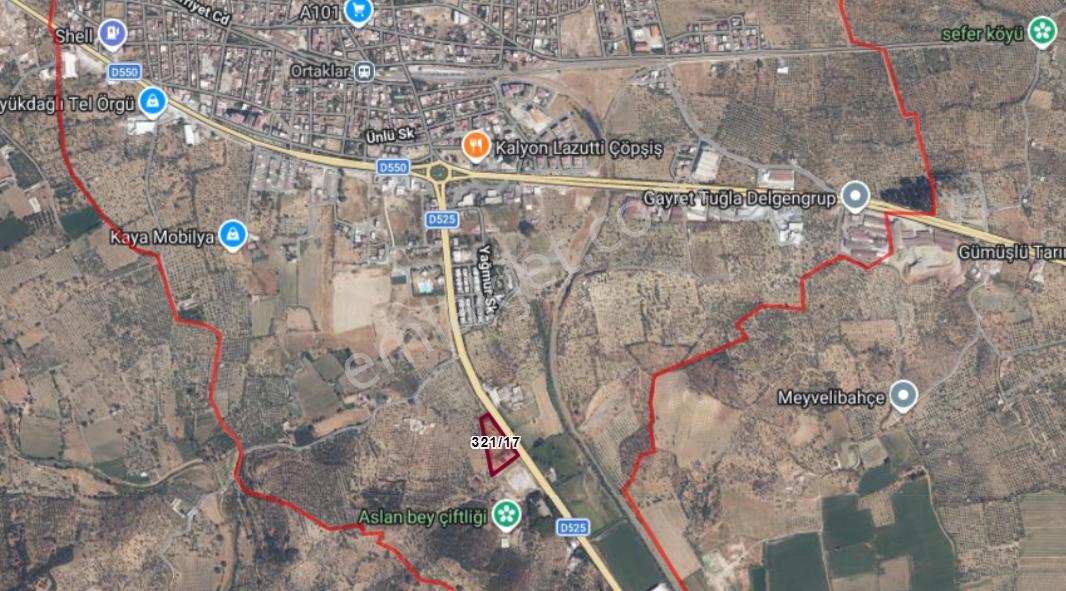 Ortaklar'da Anayol Üzerı Satılık 1.559 M² Tarla - Görsel 5