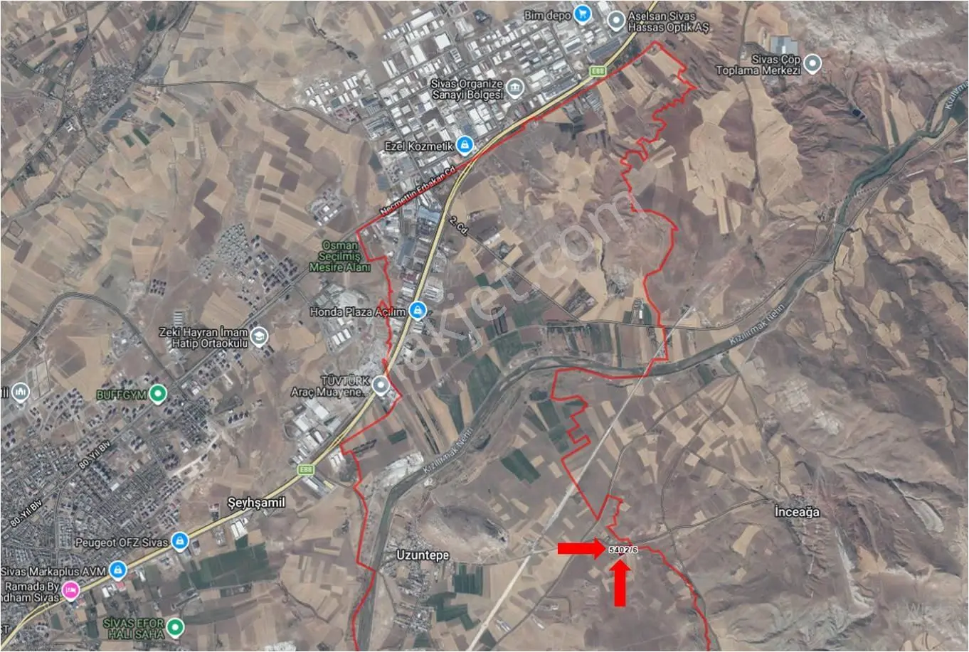 Turkuaz'dan Uzuntepe'de Yatırımlık Tek Tapu Satılık Tarla - Görsel 5
