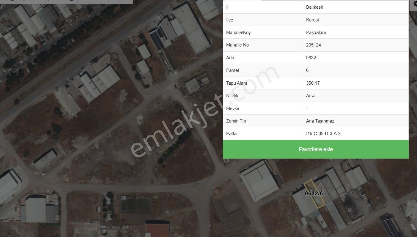 Mir'den Paşaalanı Mah Sanayi İmarlı 350 M2 Satılık Arsa - Görsel 9