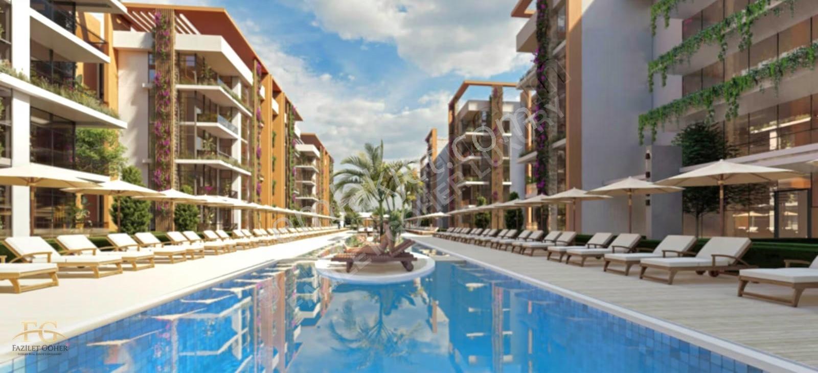 Rengi Antalya Green Life'ta 1+1, 52m² Net, Satılık Daire