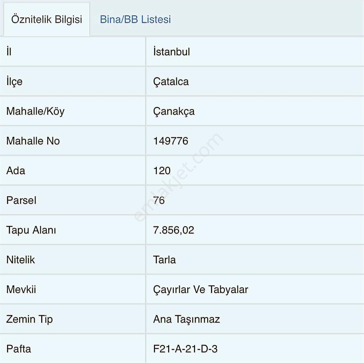 Çatalca Çanakça Da 7857m2 Satılık Tarla - Görsel 2