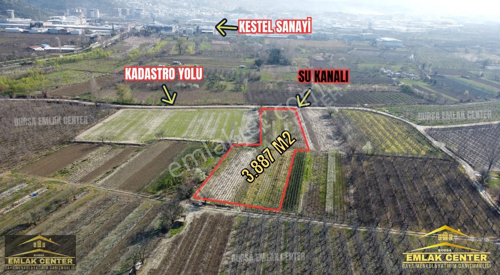 Gürsu Adaköy'de Kadastro Yola Cephe Satılık Tarla