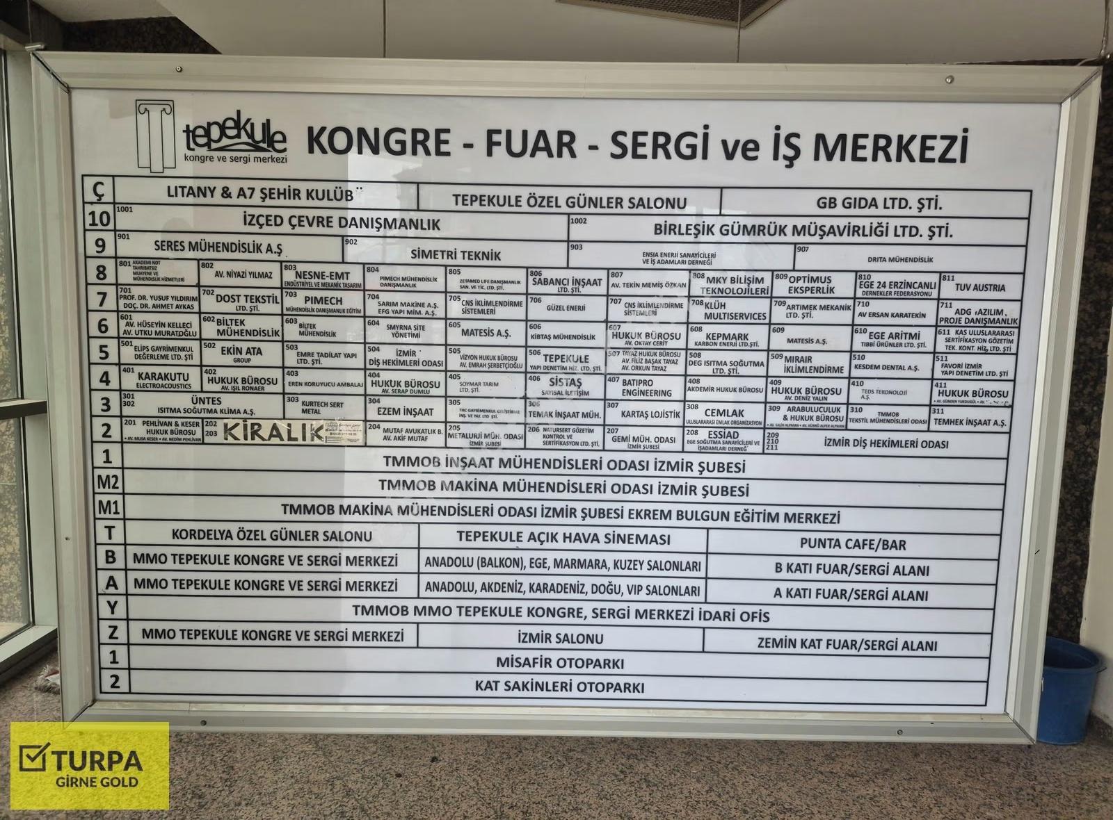 Tepekule Kongre- Fuar-sergi Ve İş Merkezinde Kiralık 50 M2 Ofis - Görsel 7