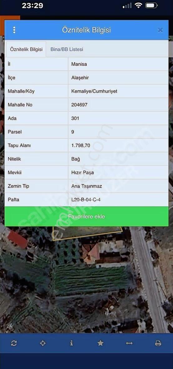 Kemaliye'de Ana Cadde Üzeri 1798 M² Satılık Arsa