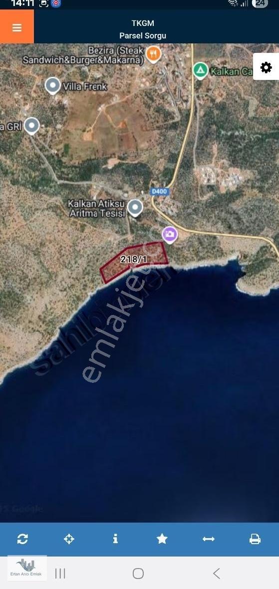 Kaş Bezirgan Da Denize Sıfır Arsa... - Görsel 2