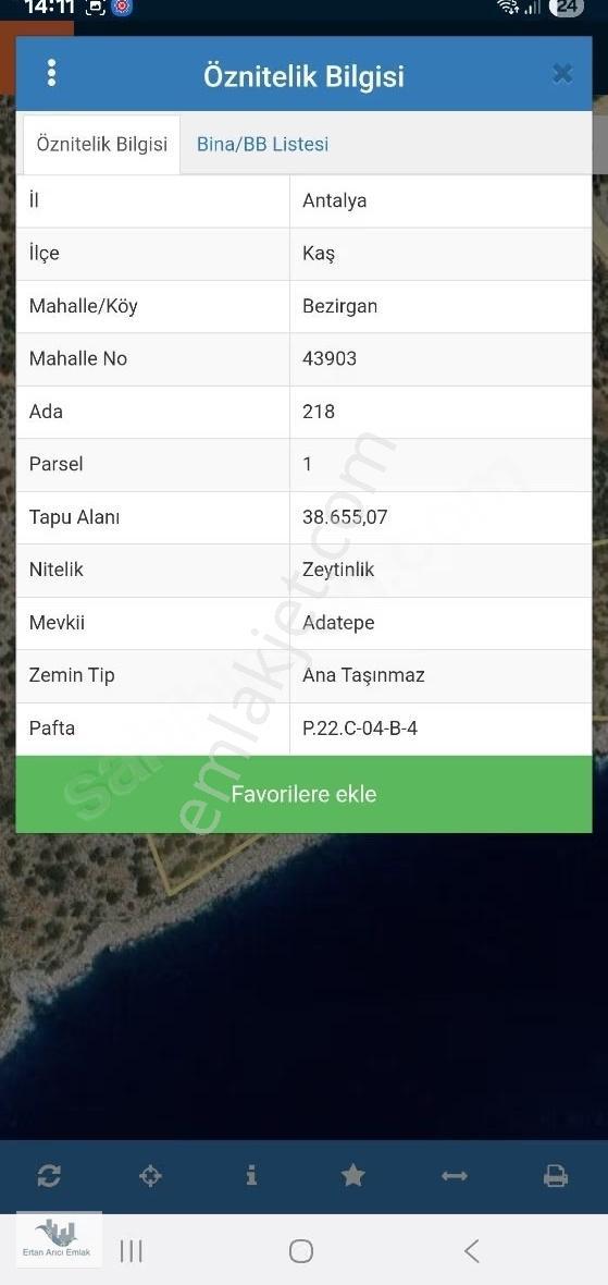Kaş Bezirgan Da Denize Sıfır Arsa... - Görsel 4