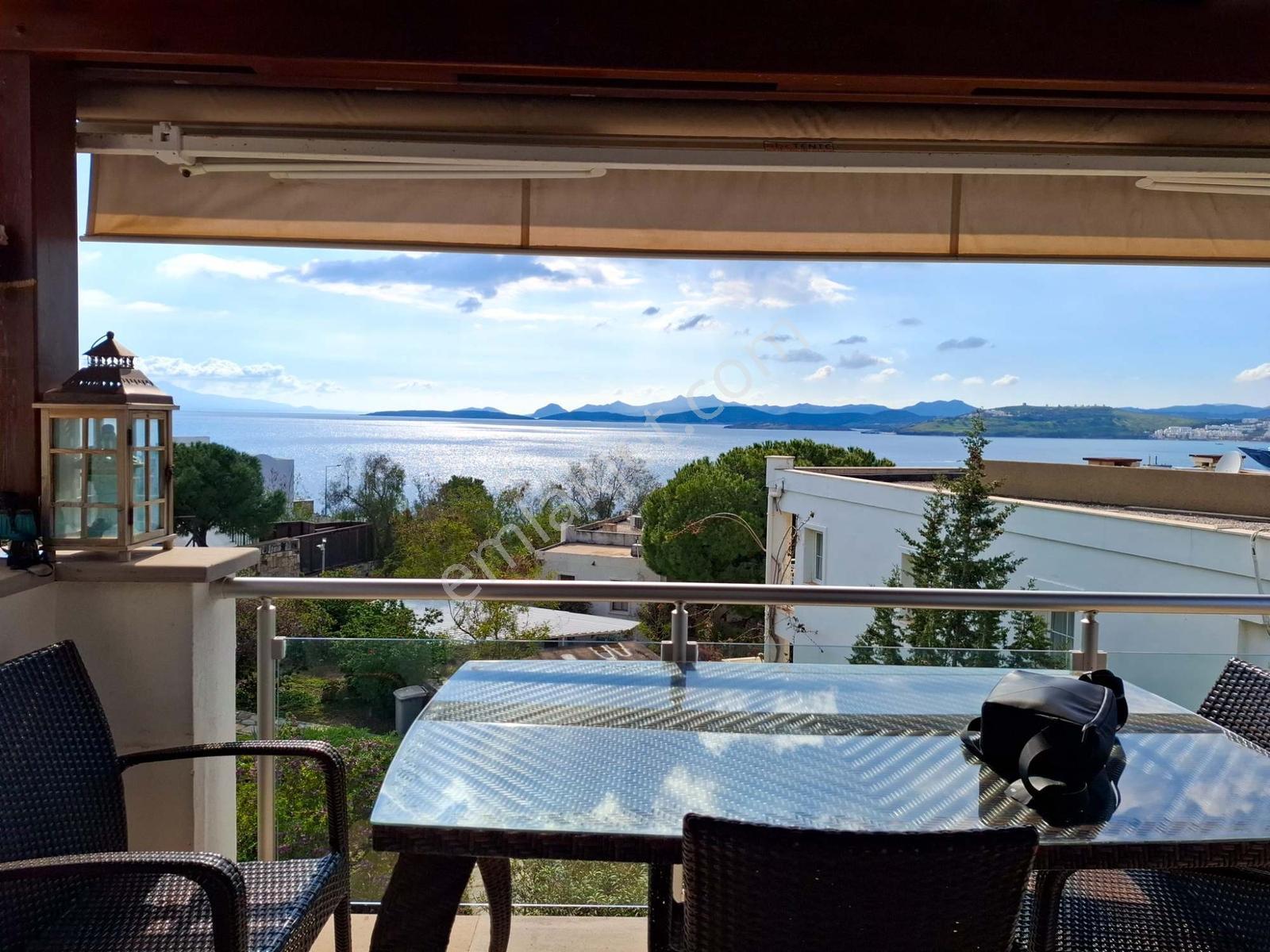 Bodrum Kumbahçede Denize 100 Metre Panoramik Manzaralı Daire - Görsel 24