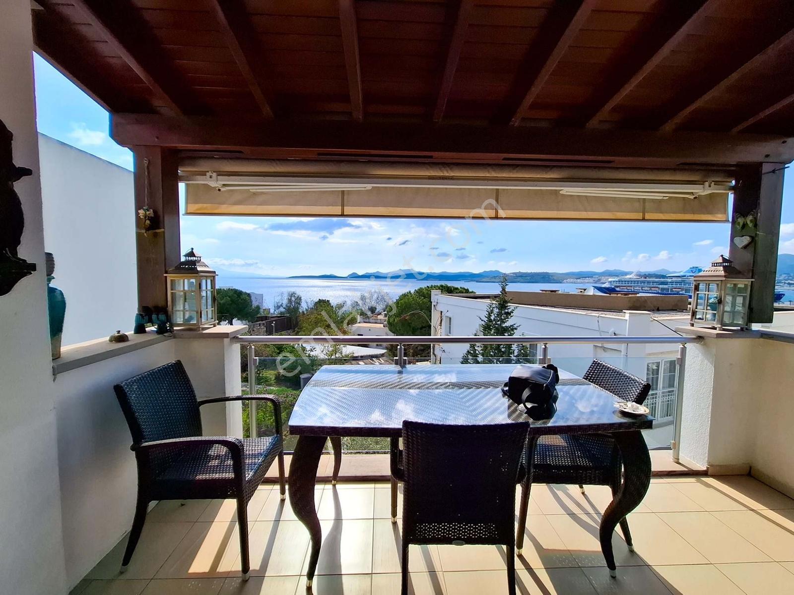 Bodrum Kumbahçede Denize 100 Metre Panoramik Manzaralı Daire - Görsel 32