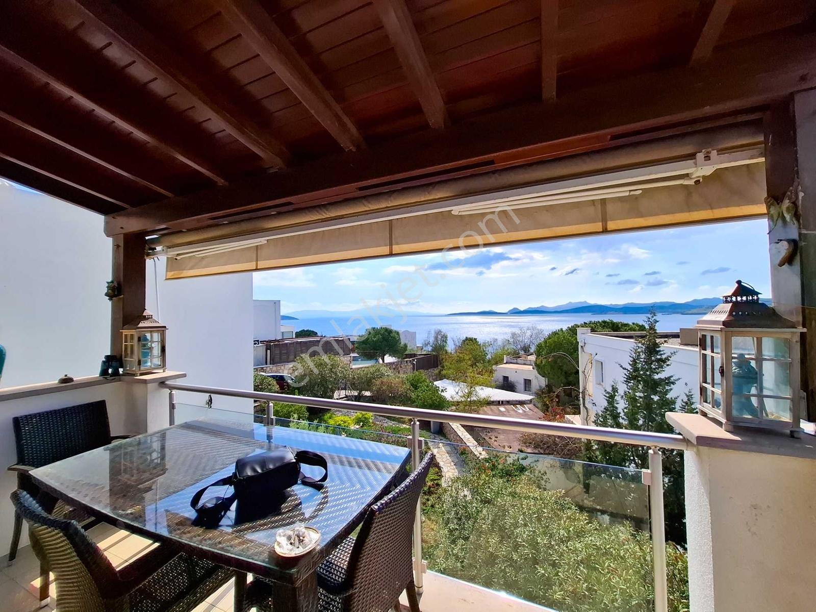 Bodrum Kumbahçede Denize 100 Metre Panoramik Manzaralı Daire - Görsel 16