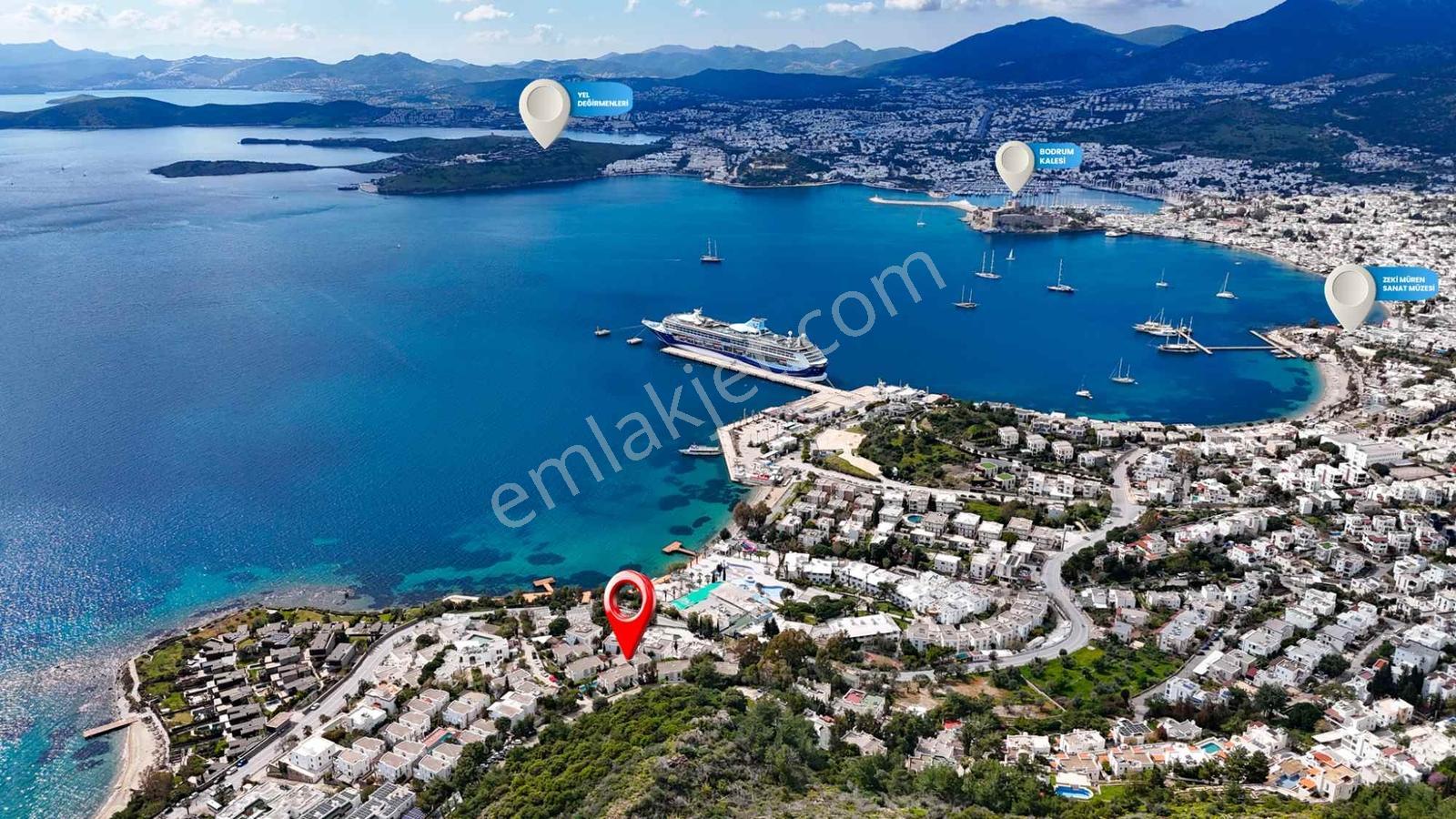 Bodrum Kumbahçede Denize 100 Metre Panoramik Manzaralı Daire - Görsel 2