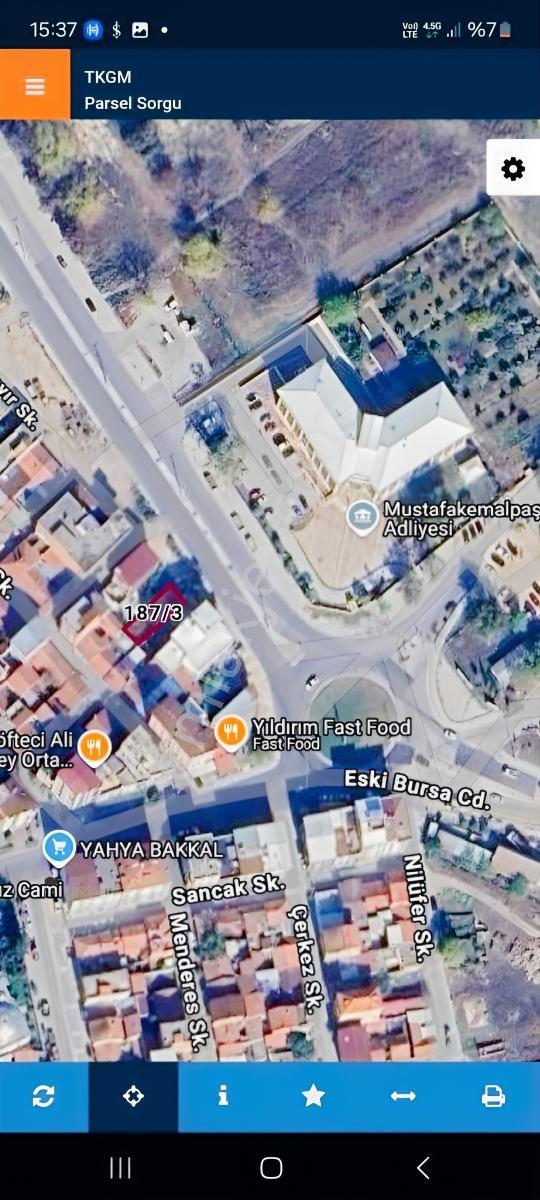 Öztarlacıdan Mustafakemalpaşa Adliye Karşısı Satılık Arsa - Görsel 7