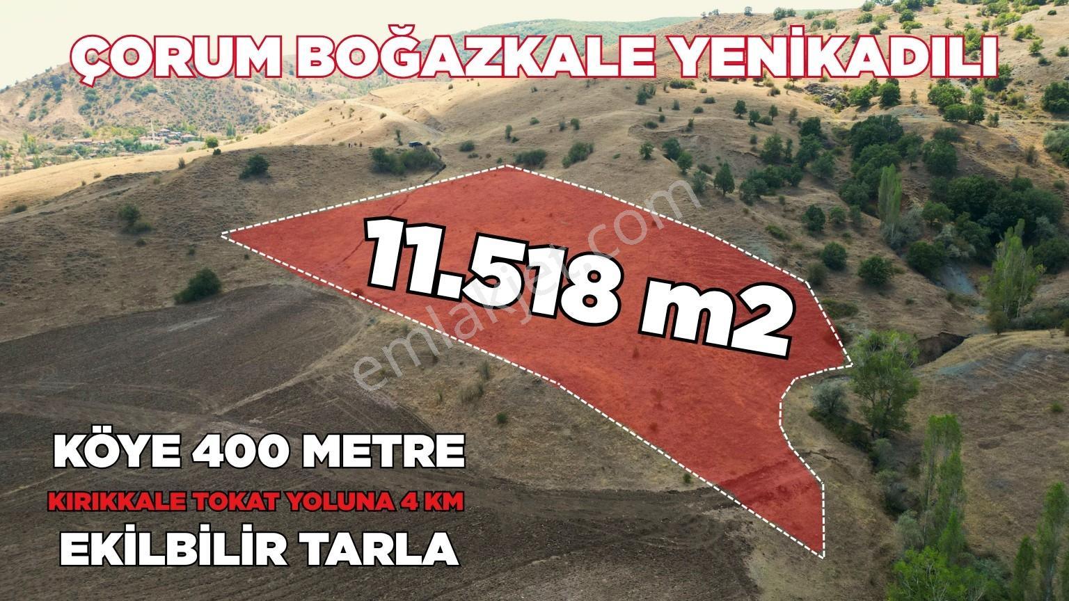 Çorum Boğazkale Yenikadılı Köye 400 Metre 11.518 M2 Tarla - Görsel 3