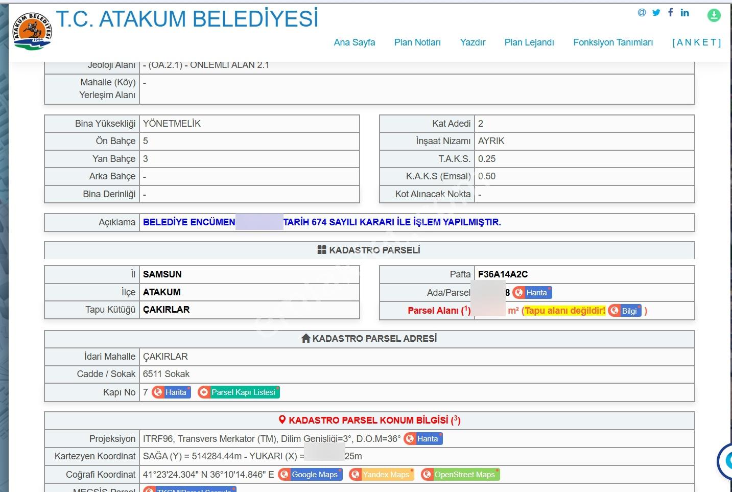 Remax Parla Murat Tan Atakum Çakırlar 2 Kat Villa İmarlı - Görsel 5