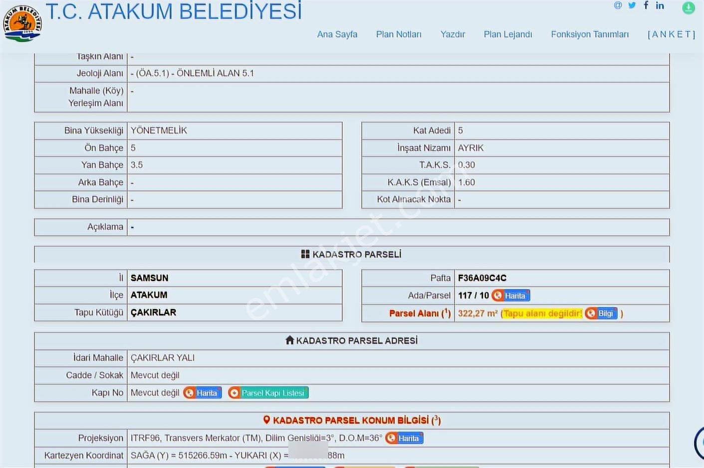 Çakırlar Yalıda Denize 300m 5 Kat İmarlı 322 M² Satılık Arsa - Görsel 6