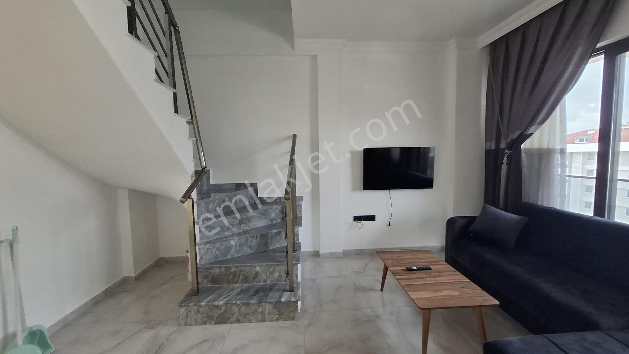 Kestel Mahallesinde 2+1 Yeni Eşyalı Dubleks Kiralık Daire Alanya Antalya - Görsel 4