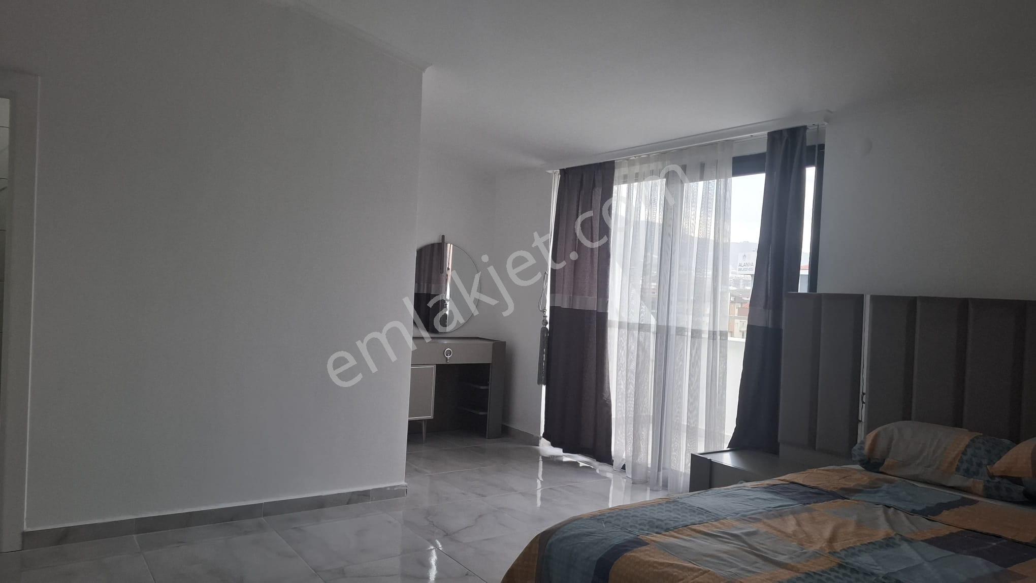 Kestel Mahallesinde 2+1 Yeni Eşyalı Dubleks Kiralık Daire Alanya Antalya - Görsel 13