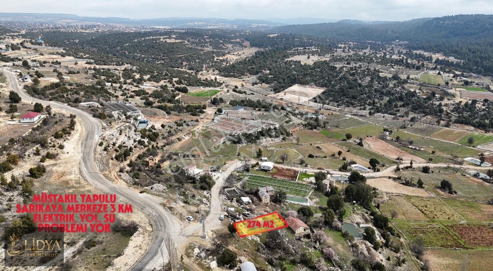 Sarıkaya'da 274 M2 Uygun Fiyatlı Satılık Tarla