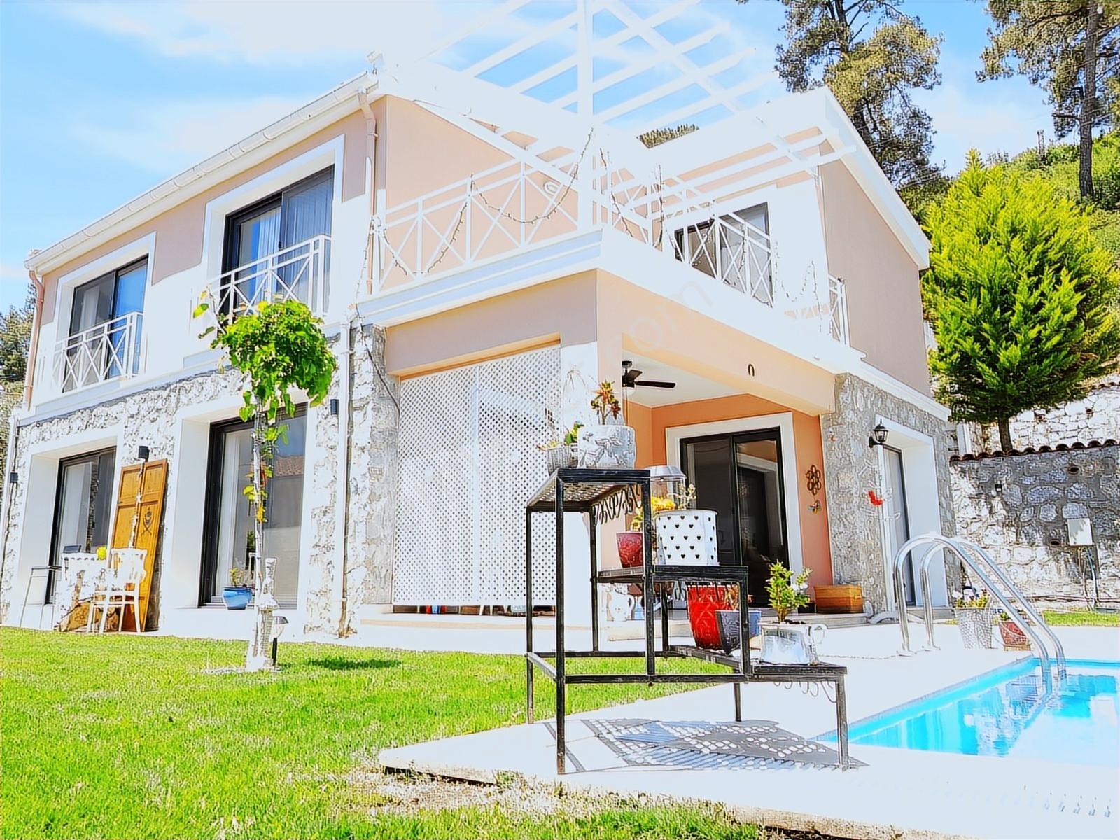 Marmaris Gökbel Deniz Manzaralı Havuzlu Kiralık Lüks Villa - Görsel 40