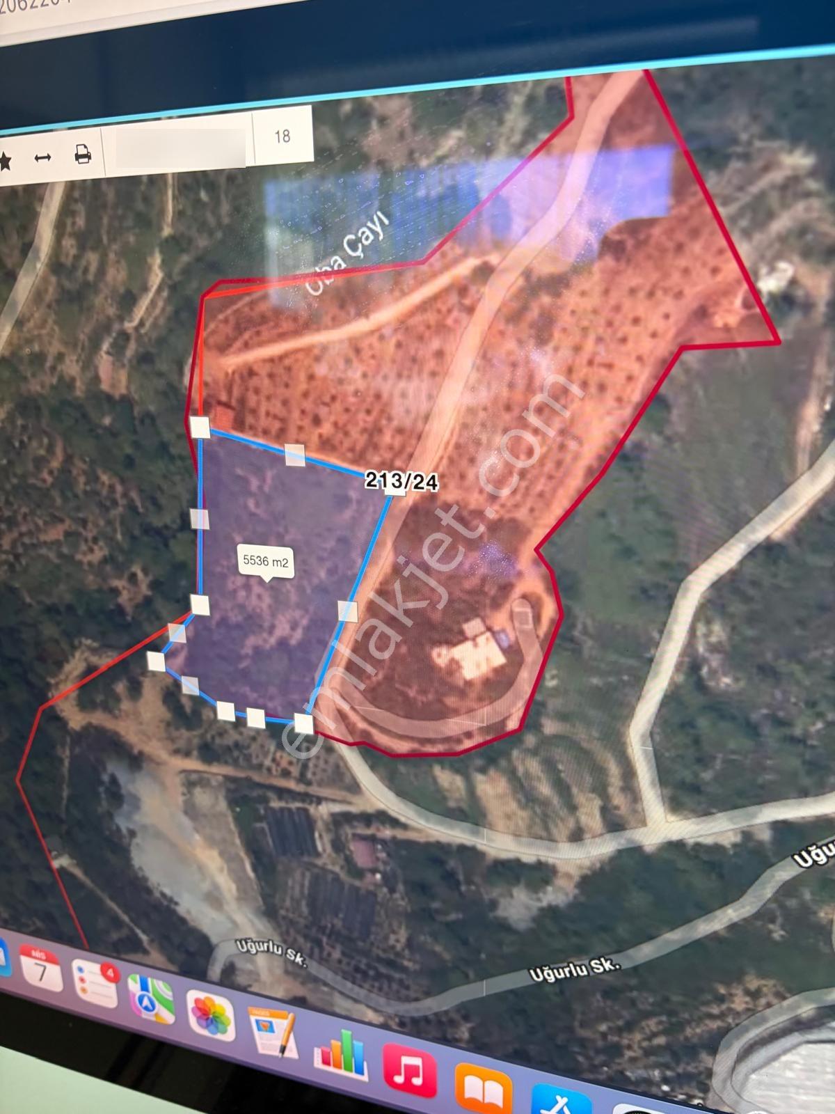 Alanya Kızılca Şehir'de Deniz Manzaralı Satılık Tarla - Görsel 3