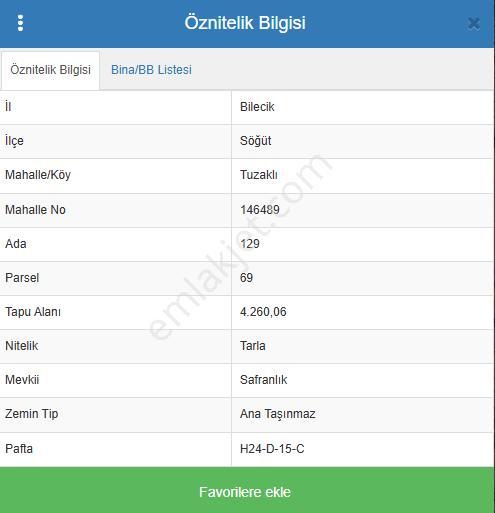 Bilecik Söğüt Tuzaklı Köyünde Manzaralı Arsa - Görsel 3