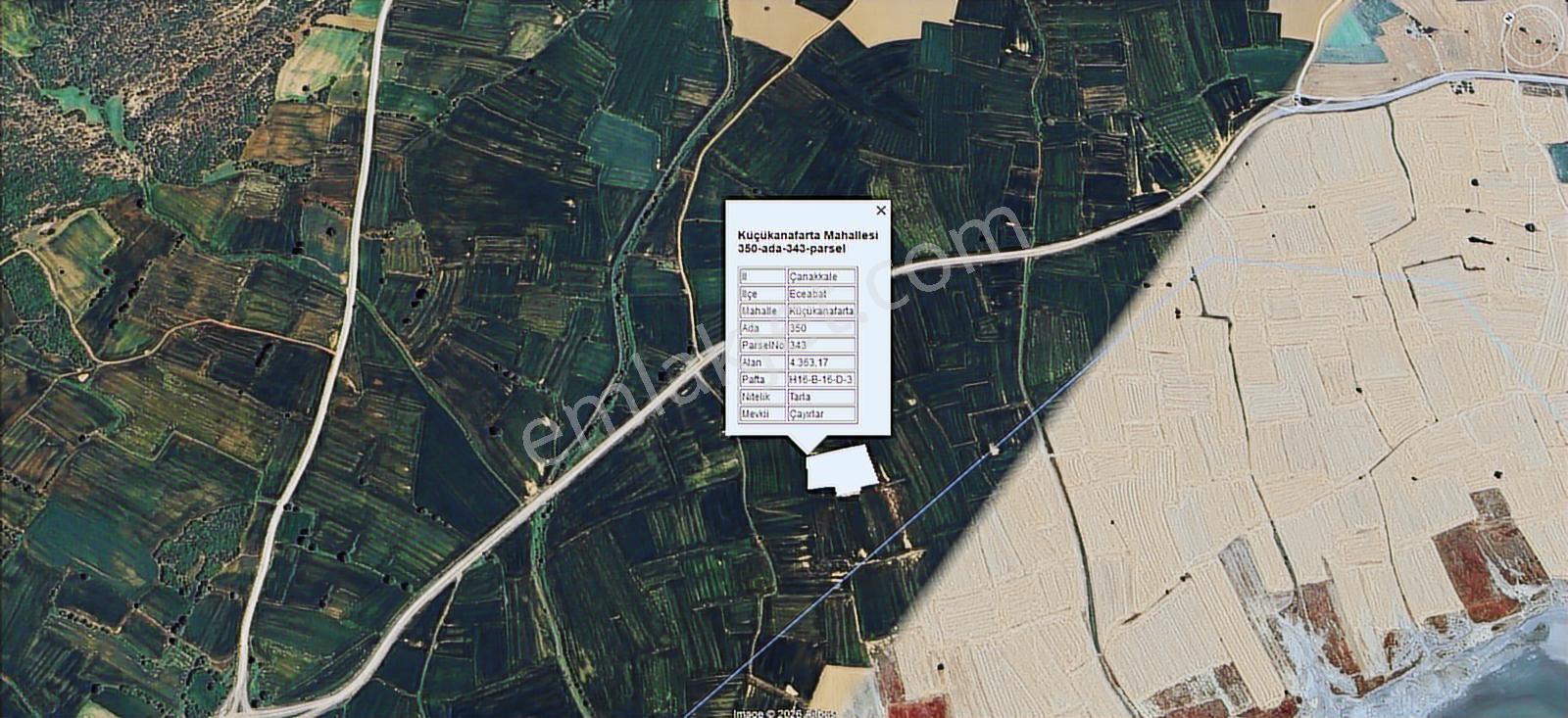 Çanakkale Eceabat Küçükanafartada Yatırımlık 4.363 M² Tarla - Görsel 7