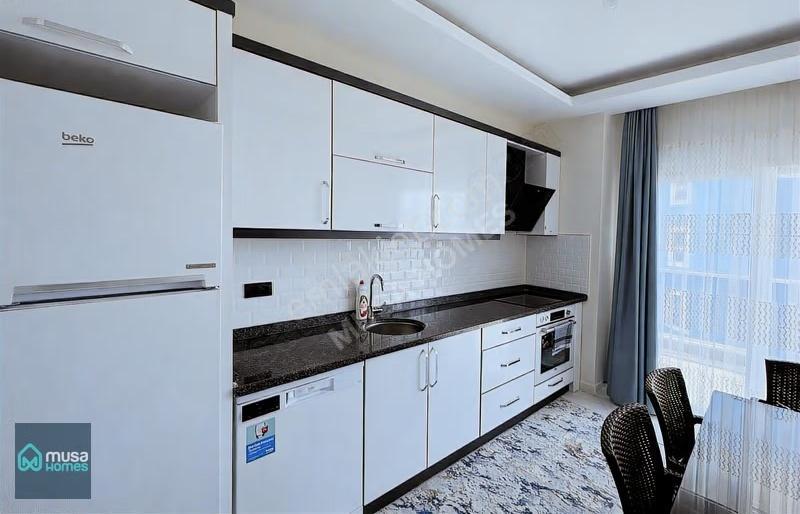 Mahmutlarda Yeni Binada Sıfır Eşyalı Ayrı Mutfak Dev Balkon - Görsel 12