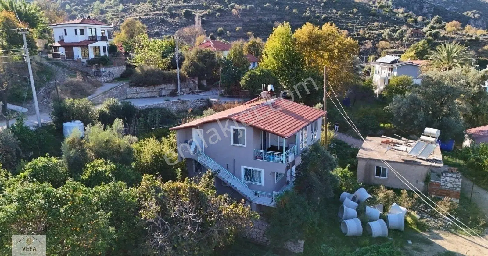 Marmaris Selimiyede Denize Yakın Satılık 2 Katlı Müstakil Ev - Görsel 2