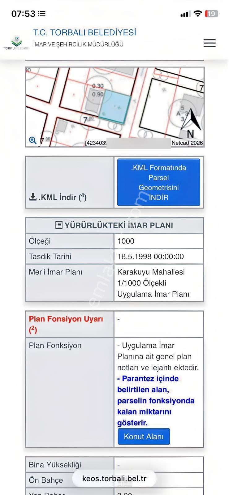 Torbalı Karakuyuda Satılık3 Kat İmarlı Köşe Parsel Arsa - Görsel 9