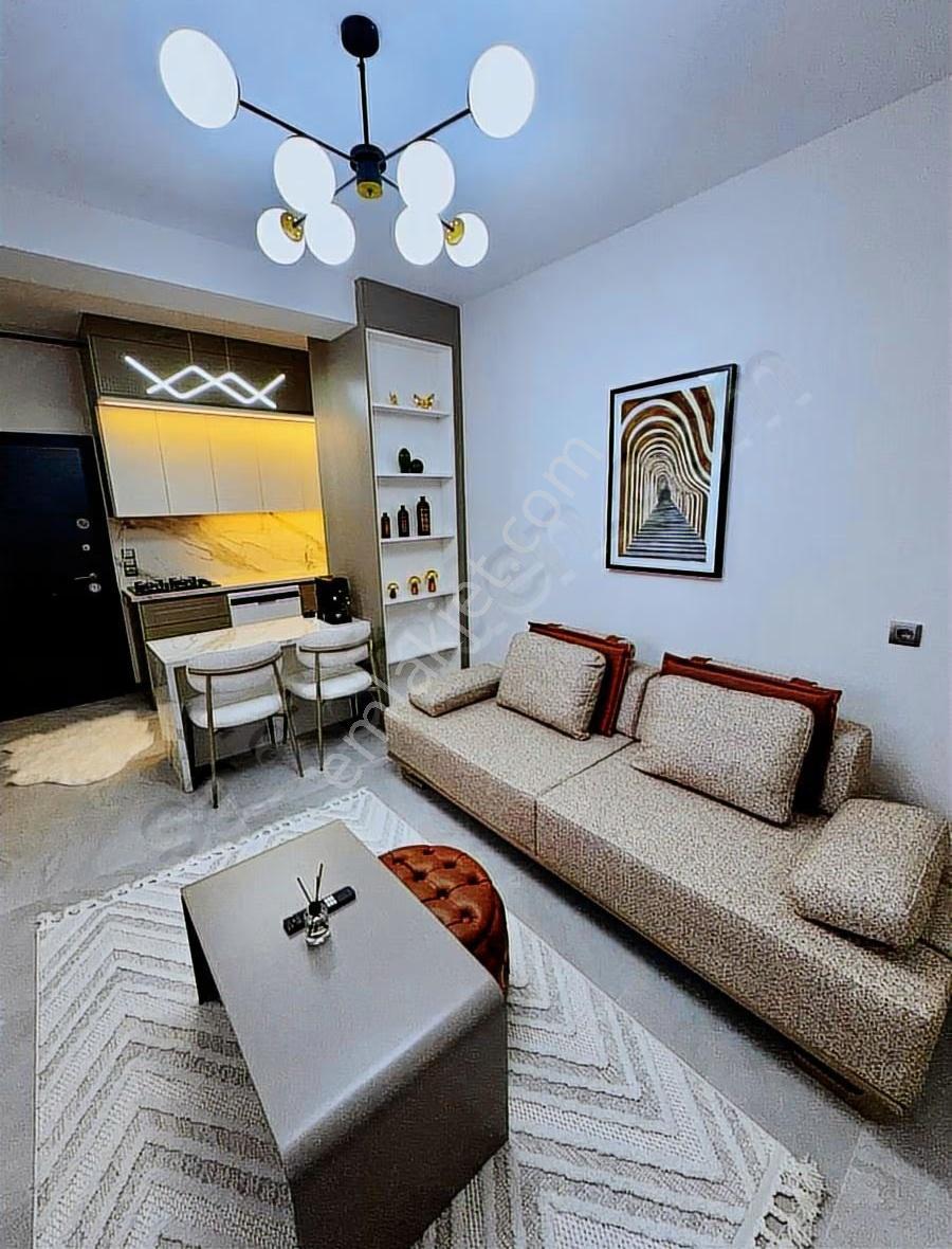 Zeytinköy Ün En Lüks Projesinde Kiralık Sıfır 1+1 Eşyalı Daire - Görsel 31