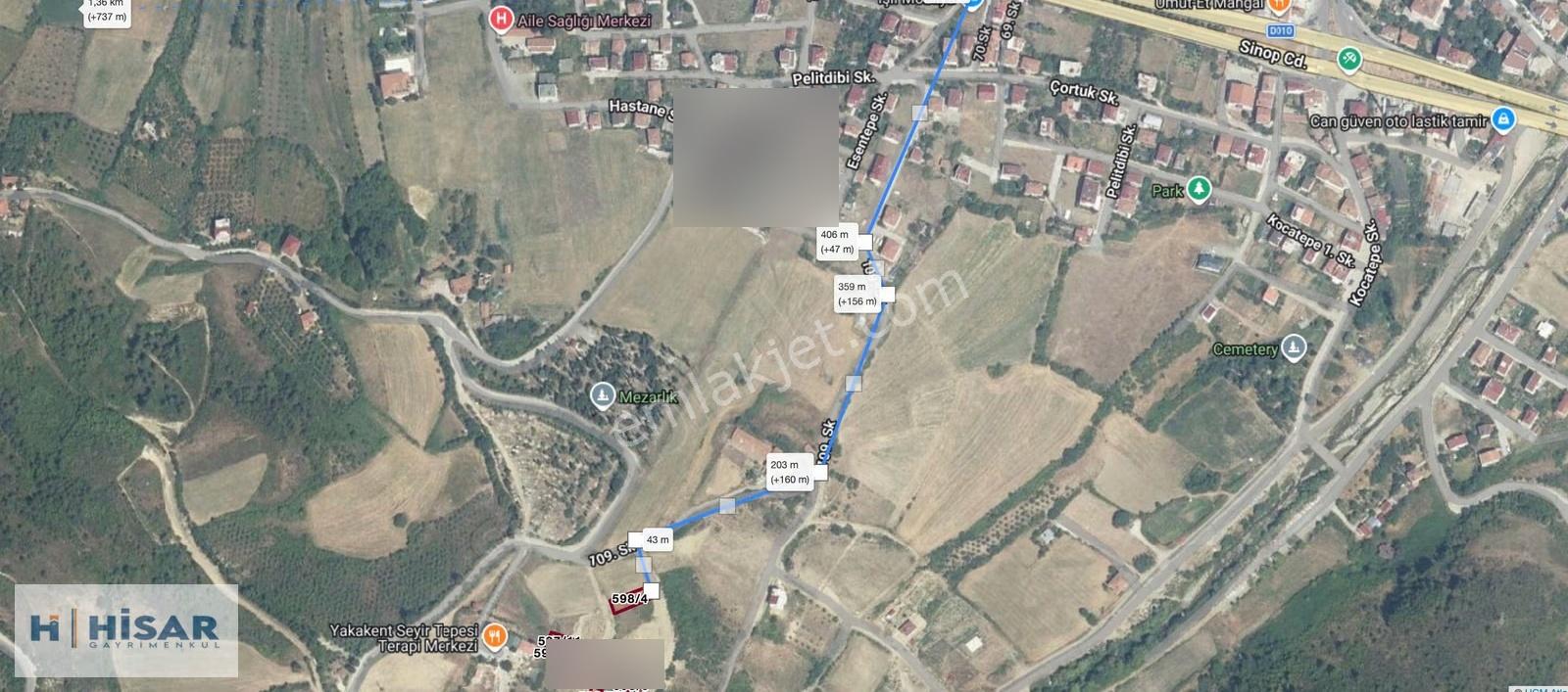 Hisar' Dan Panoramik Full Deniz Manzaralı Villalık 14 Adet Arsa - Görsel 4