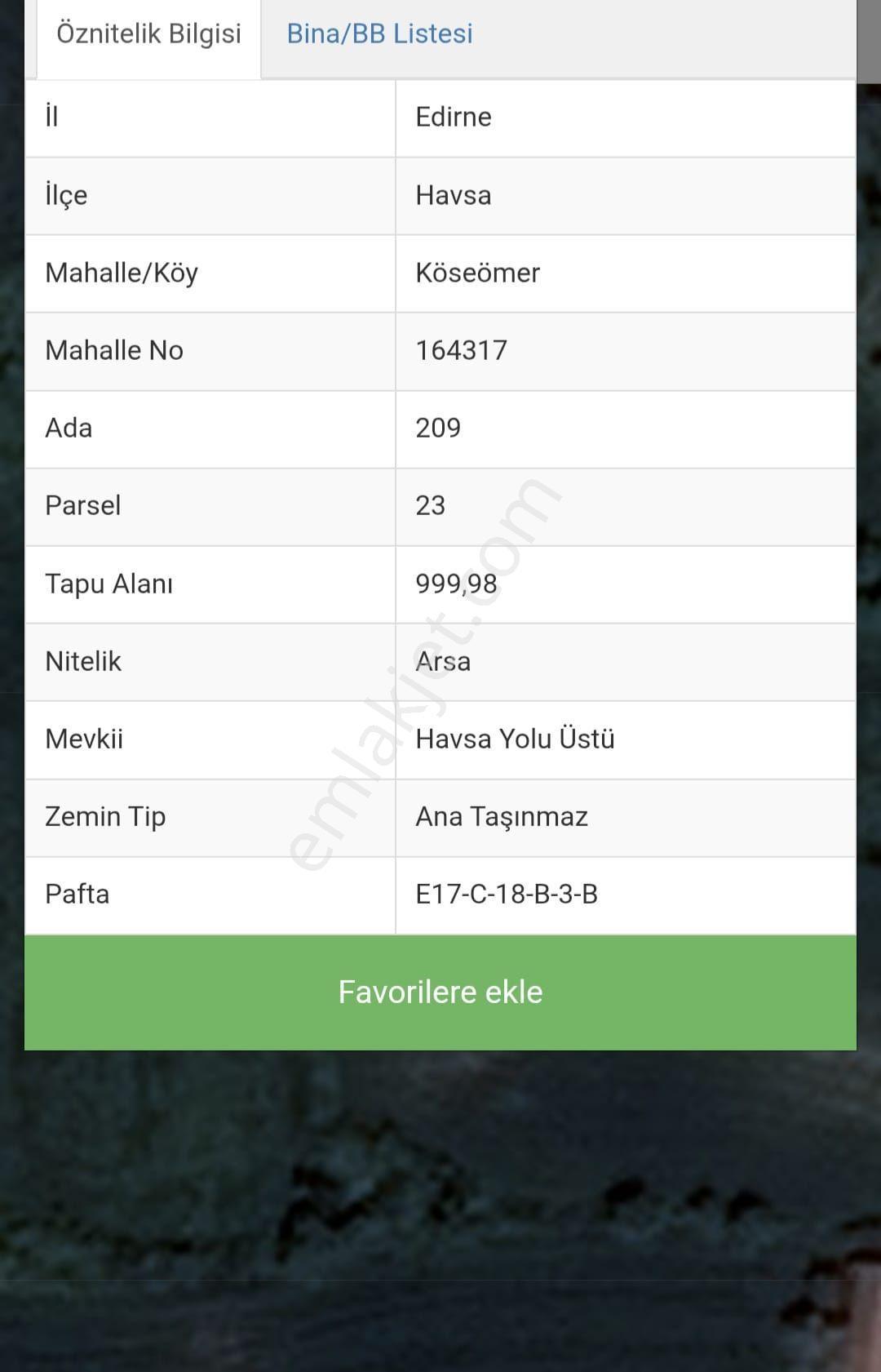 Edirne Havsa Köseömer'de Satılık İmarlı Arsa /remax Necati Kurt - Görsel 4