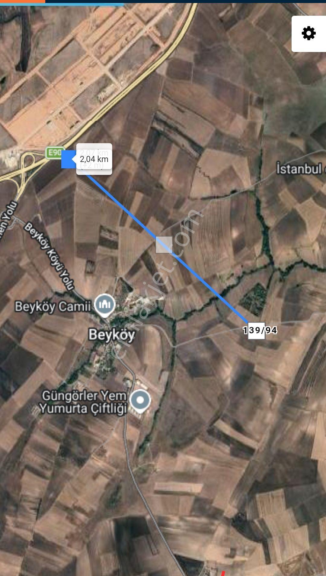 Cihan Emlak Tan Satılık Beyköy De Marmara Osb'ye 2 Km Mesafede Fırsat Tarla - Görsel 2