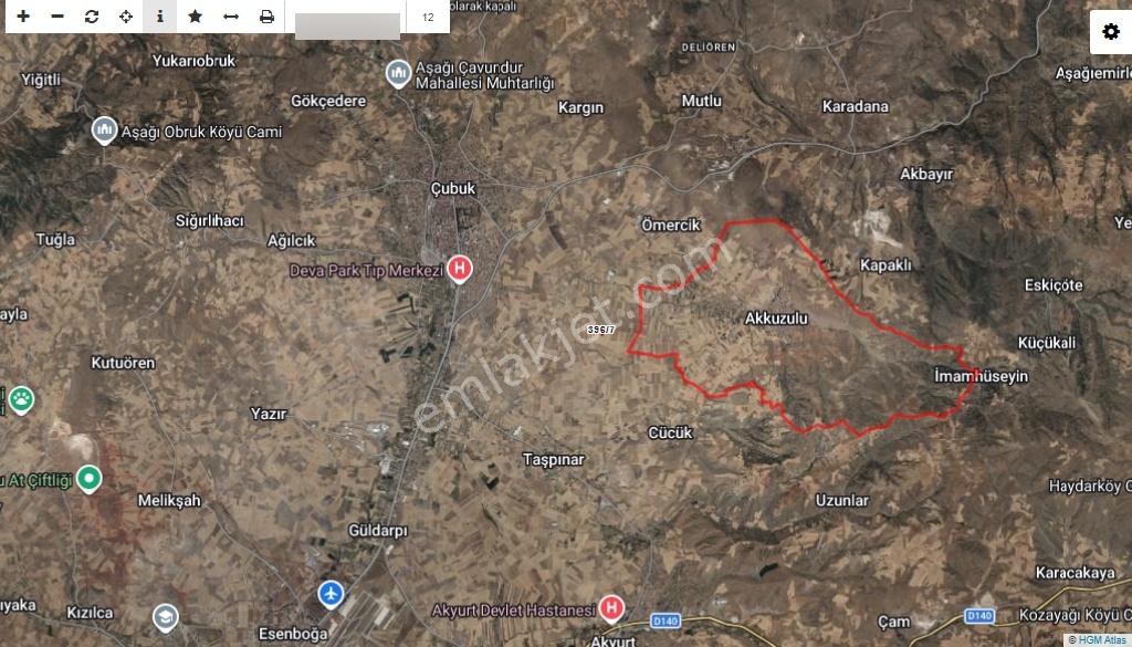 Çubuk Akkuzulu Mahallesinde Yol Cepheli Yatırımlık Tarla - Görsel 2