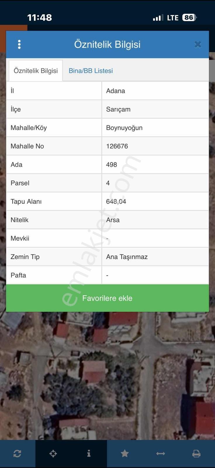 Boynuyoğun Mah Tek Tapu 2ye Bölünmeye Uygun 648 M2 Arsa - Görsel 8