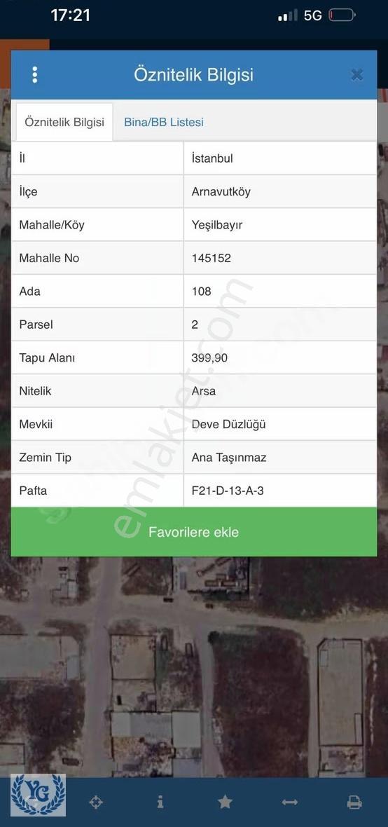 Yeşilbayır Pervanelerin Altında Satılık 200 M2 Arsa - Görsel 2