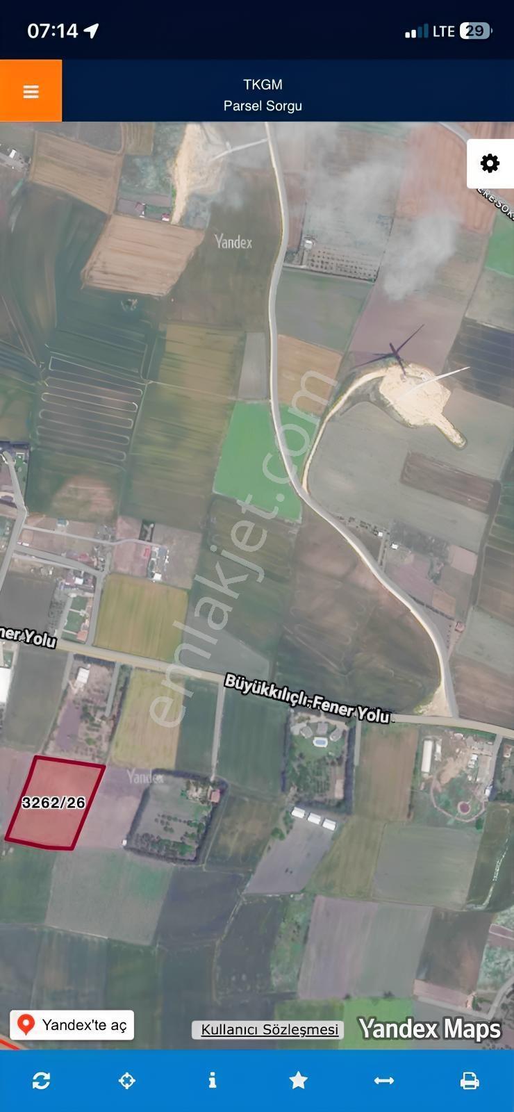 Silivri Fener Mah Satılık Tek Tapu Tarla - Görsel 9