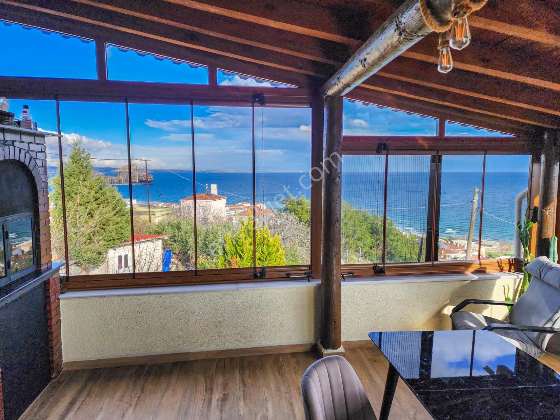 Kumbağ'da Panoramik Deniz Manzaralı Satılık 3+1 Dubleks Villa - Görsel 6