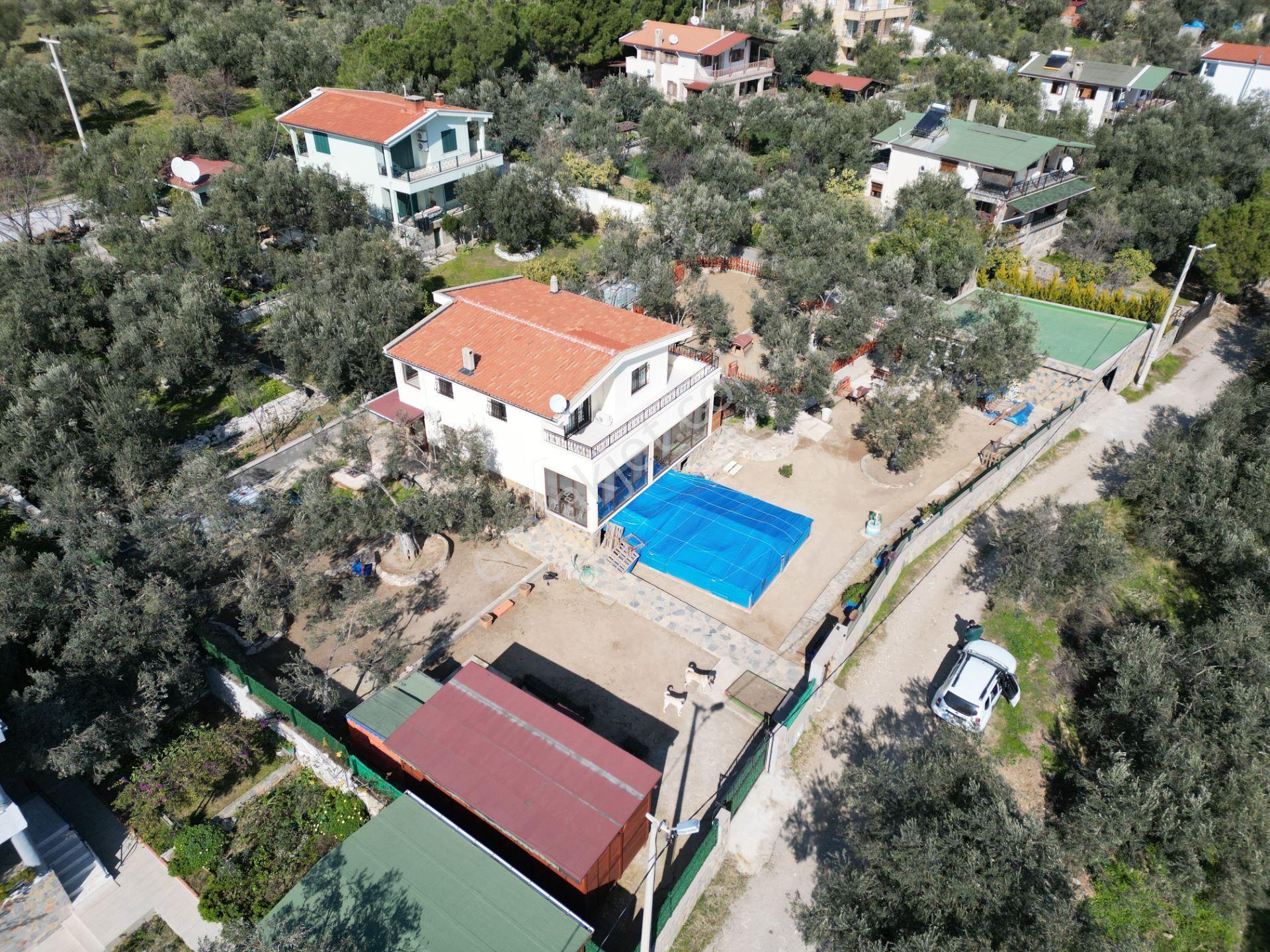 Altınoluk İlkbaharda Denize Yakın 1350m2 Arsa İçinde Emsalsiz Çiftlik Evi - Görsel 28