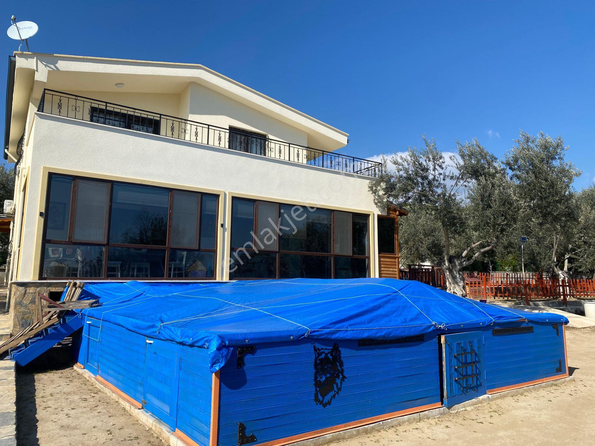 Altınoluk İlkbaharda Denize Yakın 1350m2 Arsa İçinde Emsalsiz Çiftlik Evi - Görsel 30