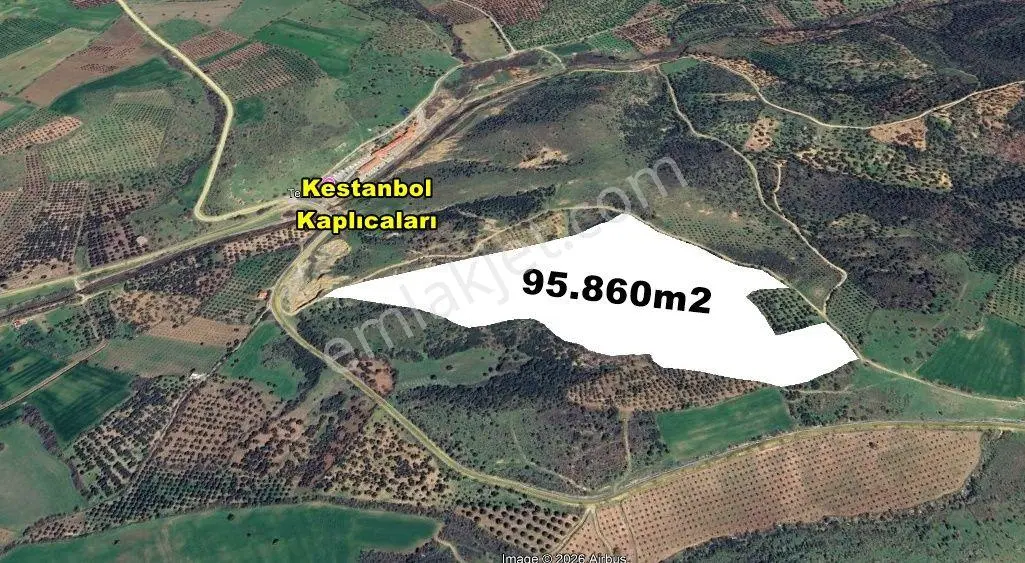 Çanakkale Ezine'de Turizm İmarlı Deniz Manzaralı 95.860m2 - Görsel 2